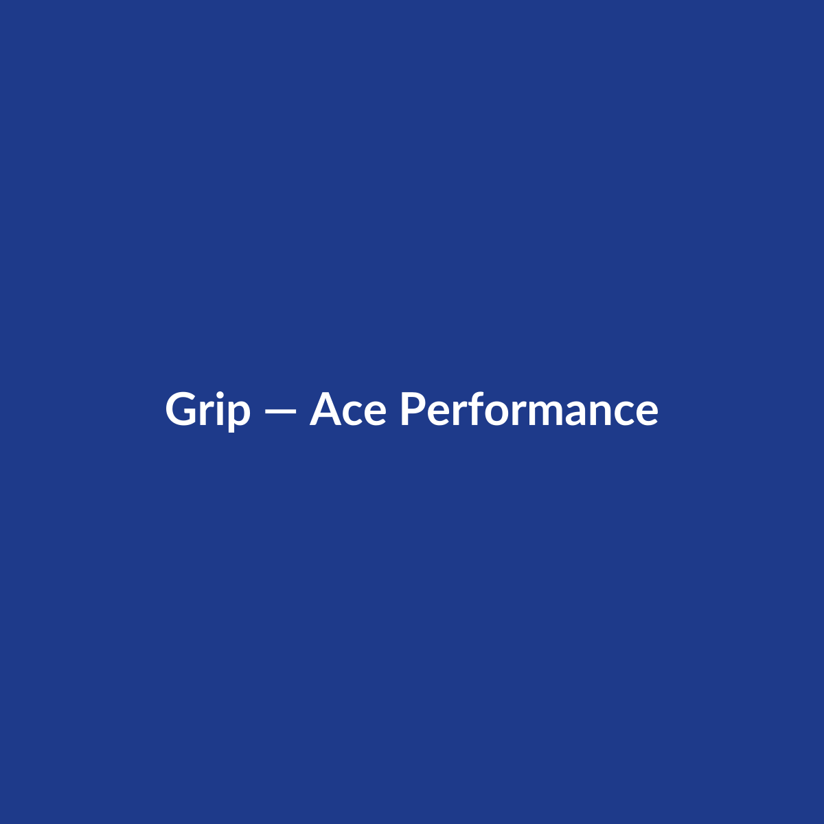 Ace Performance Overgrip (3-Pack)